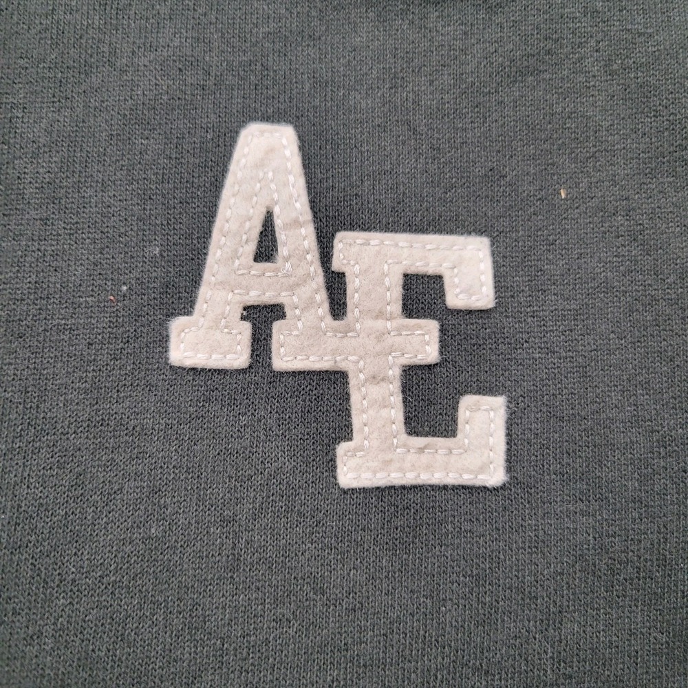 American Eagle Green Label Hoodie Mens Size XS Faded Black Sweatshirt Y2K - Picture 3 of 9